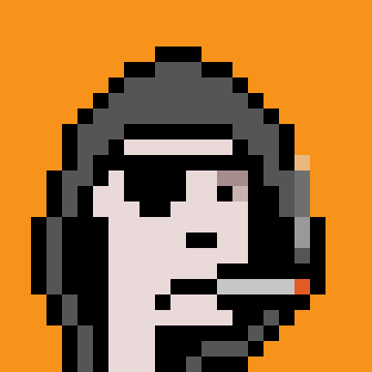 Bitcoin Punk #7127 (Ordinal inscription #18443)