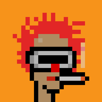  Bitcoin Punk #7920 (Ordinal inscription #18556)